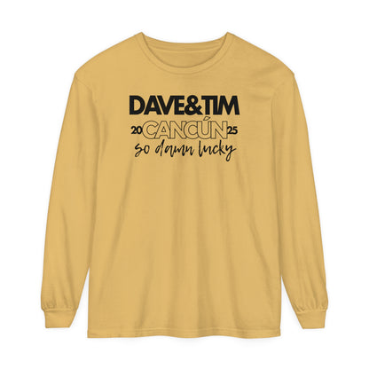 Dave & Tim So Damn Lucky Mexico 2025 Long Sleeve Tee *With Setlist