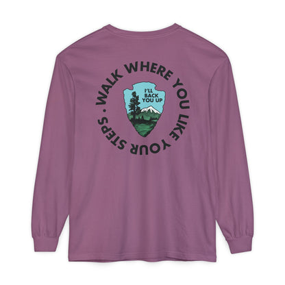 Save Our National Parks I'll Back You Up *front & back Long Sleeve T