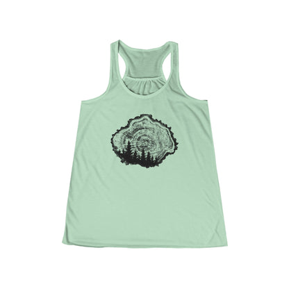 Tree Rings Flowy Tank