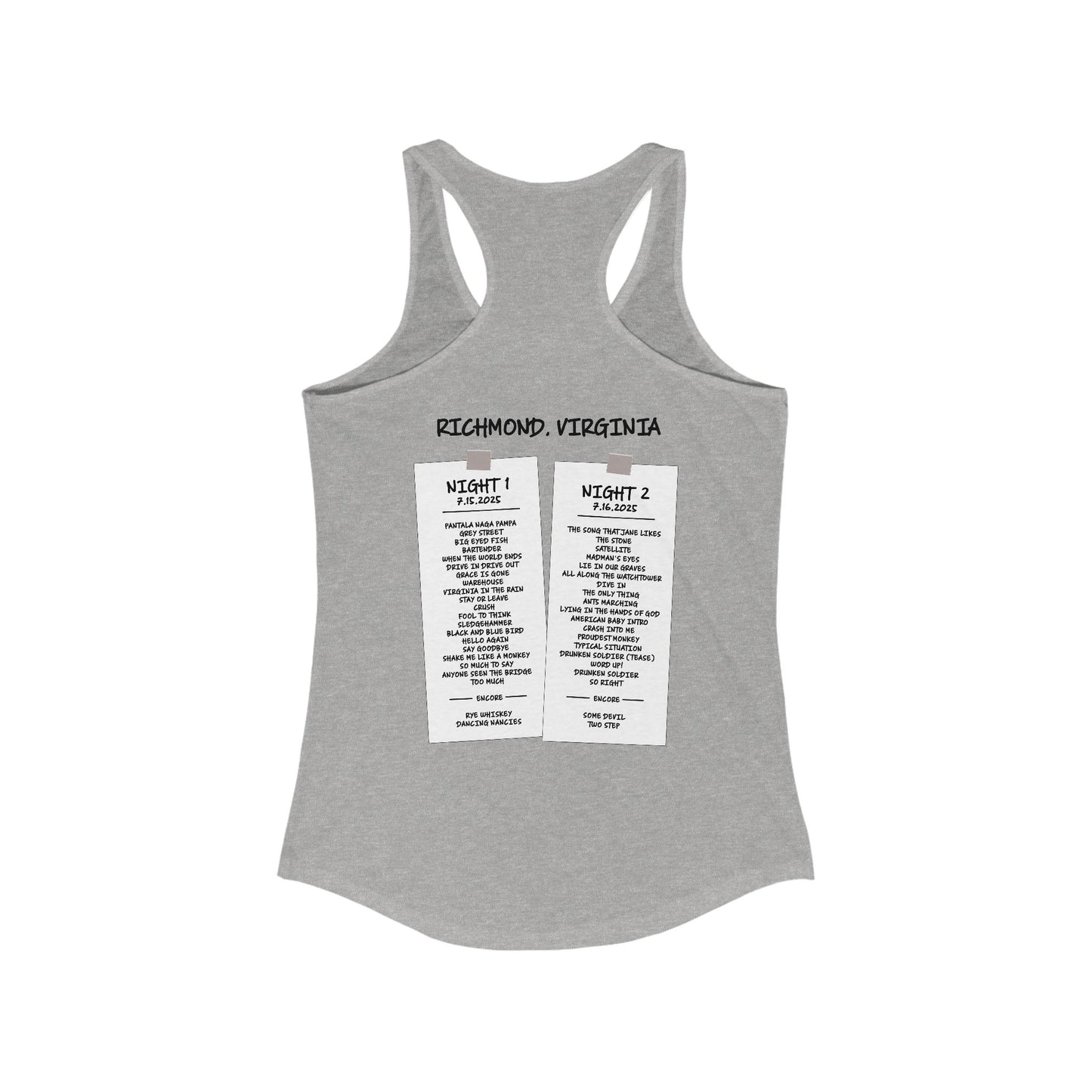 Richmond 2025 Woman's Tank *With Setlist