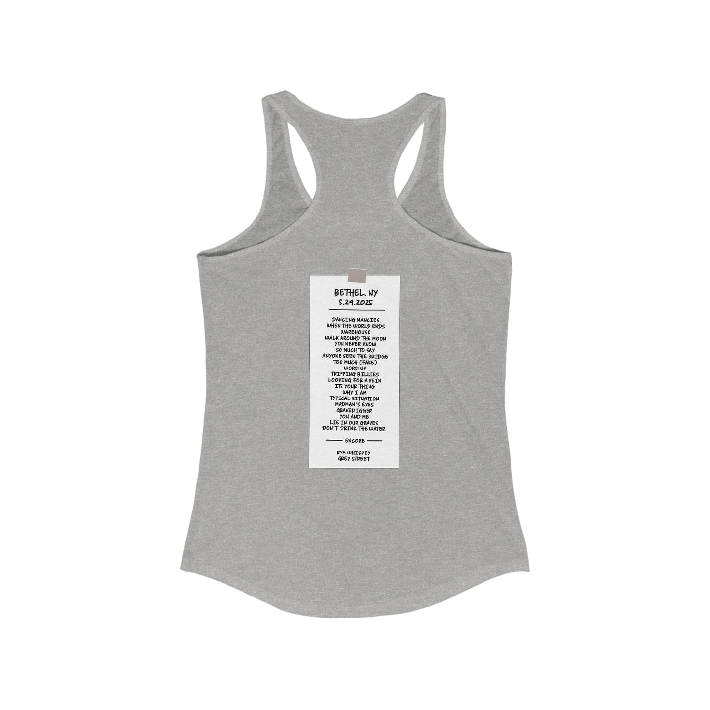 Bethel Woods Lettering 2025 Woman's Tank *With Setlist