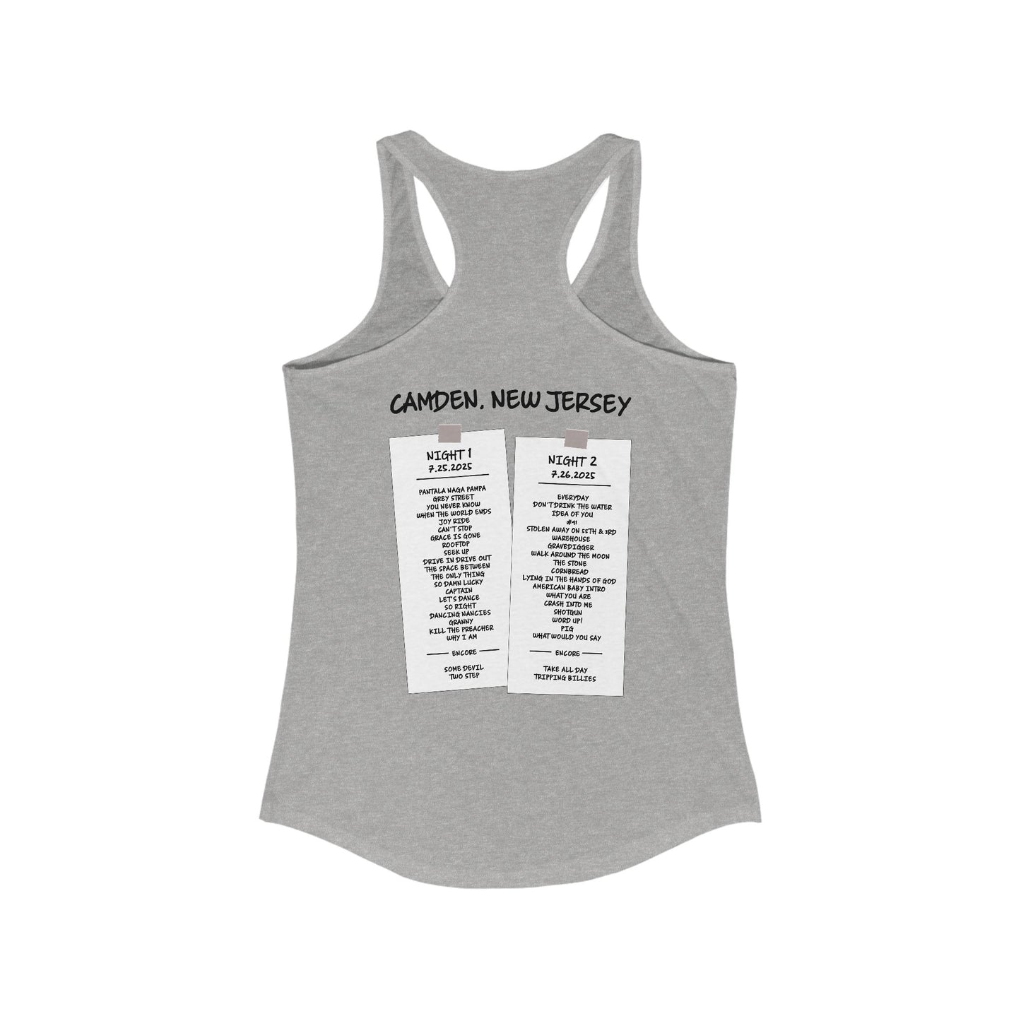 Camden 2025 Woman's Tank *With Setlist