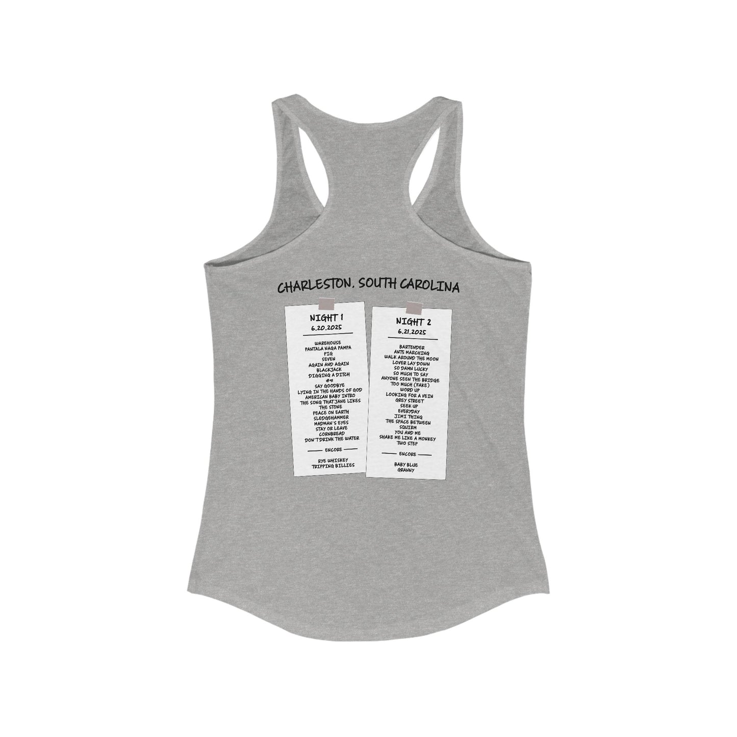 Sweet Like Candy South Carolina 2025 Woman's Tank *With Setlist