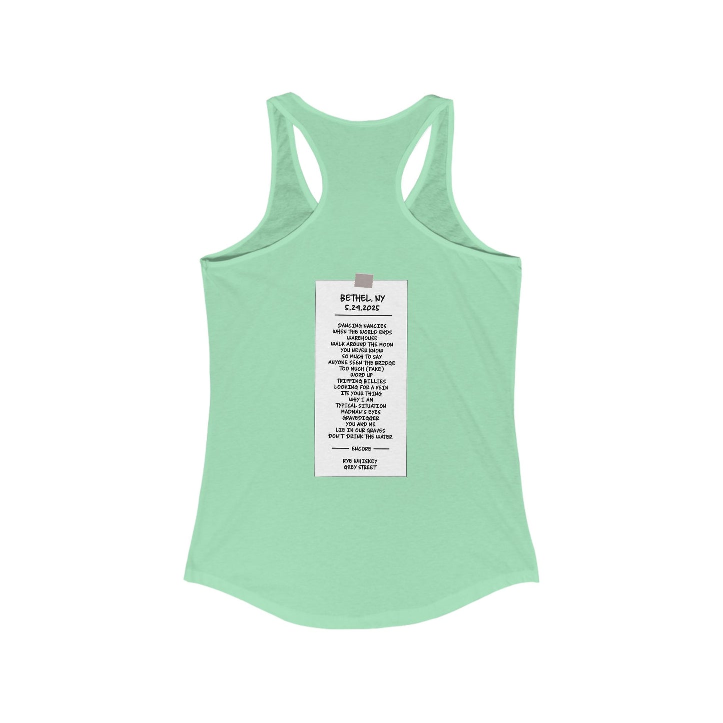 Bethel Woods Lettering 2025 Woman's Tank *With Setlist