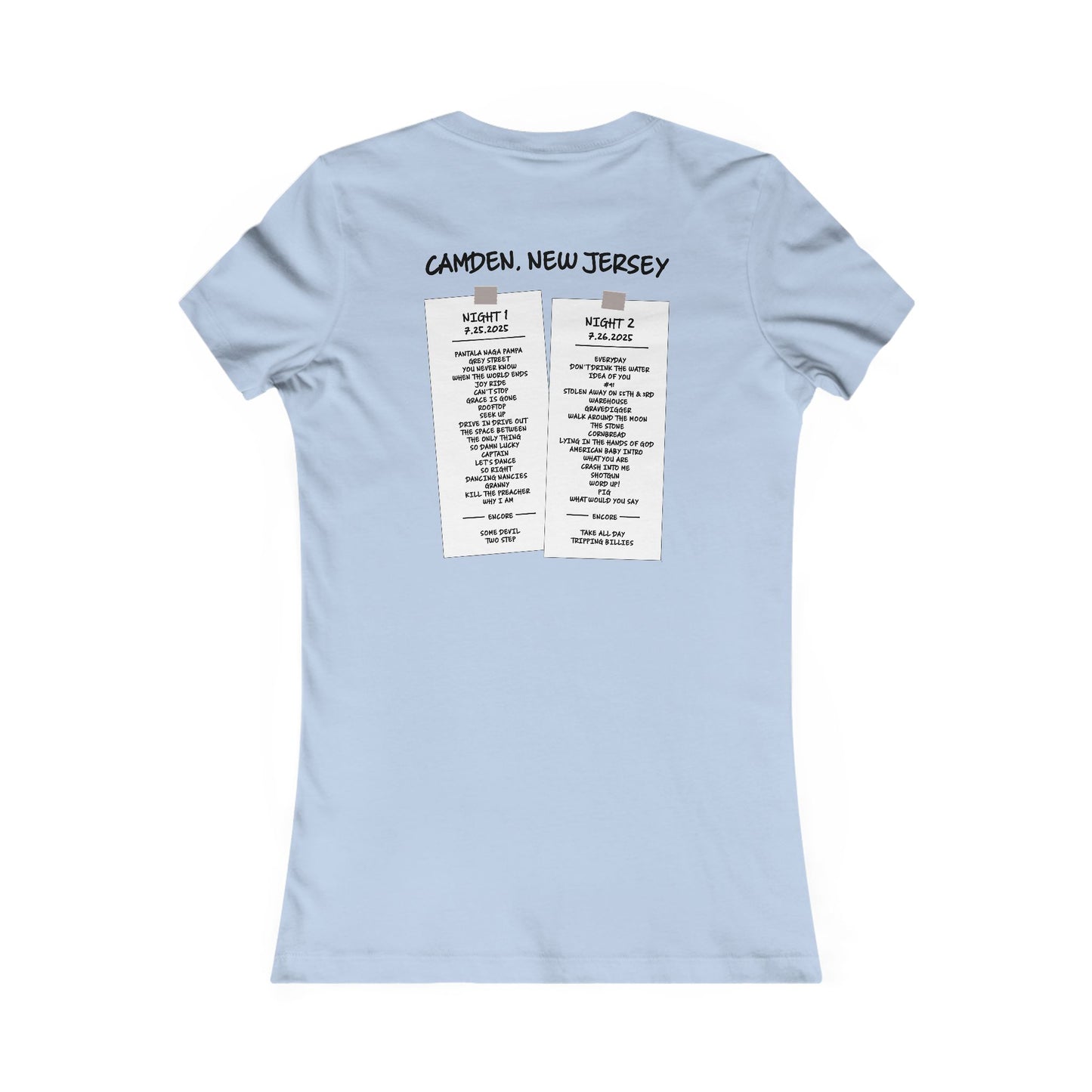 Camden 2025 Woman's Cut *With Setlist
