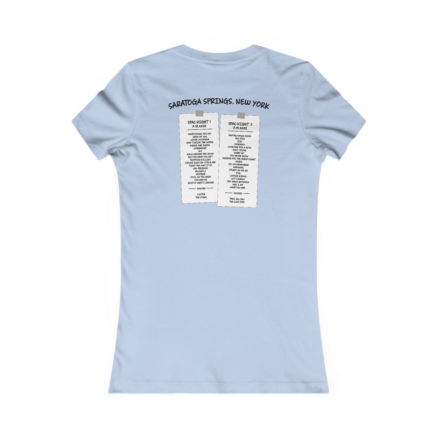 Come And Relax SPAC 2025 Woman's Cut *With Setlist