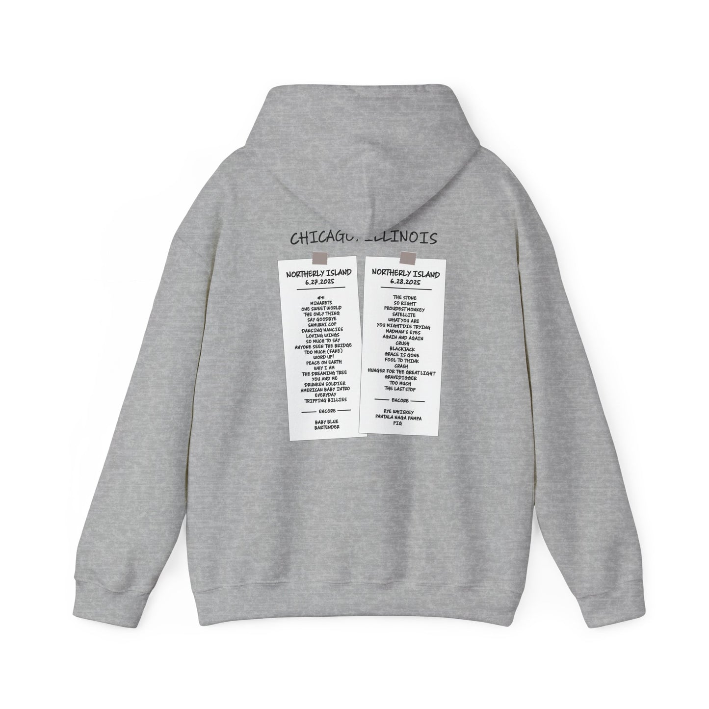 Northerly Island Chicago 2025 Hoodie *With Setlist