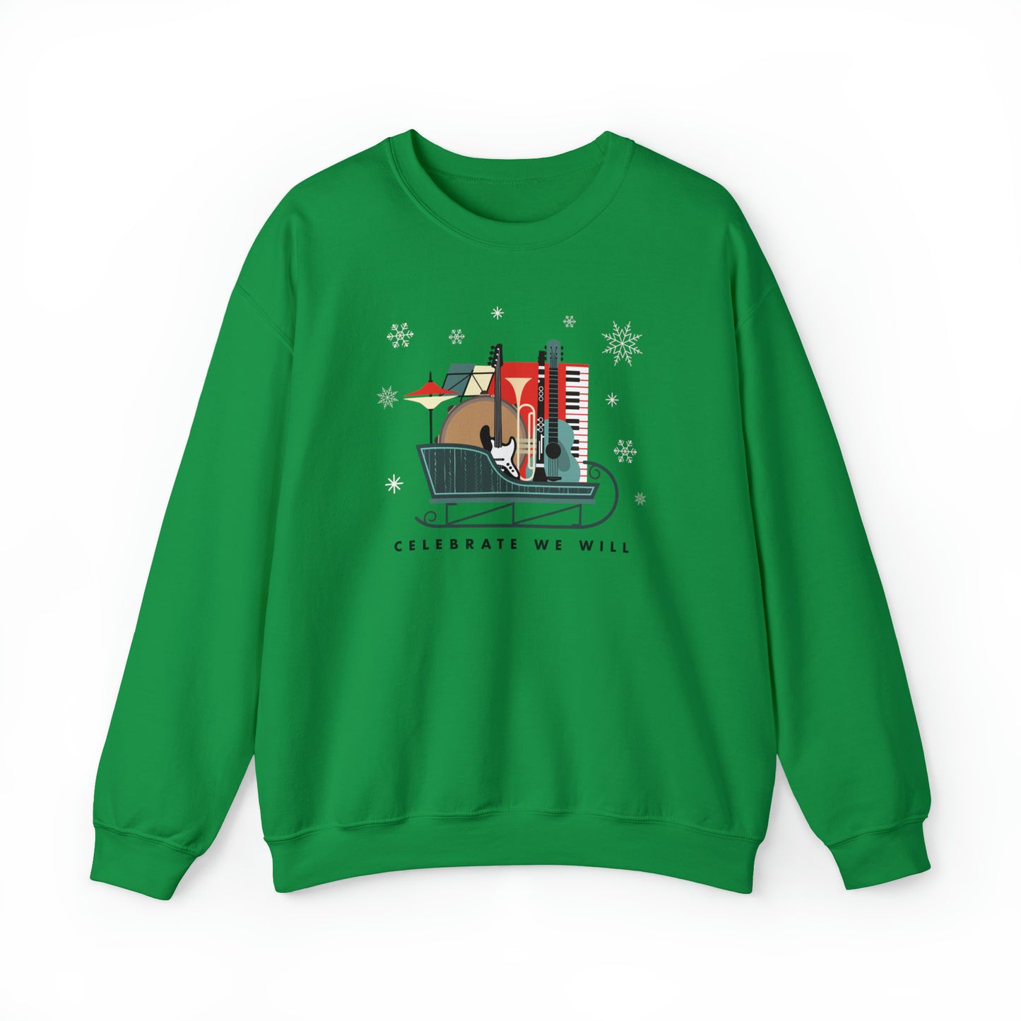 Celebrate Santa Sled Sweat Shirt