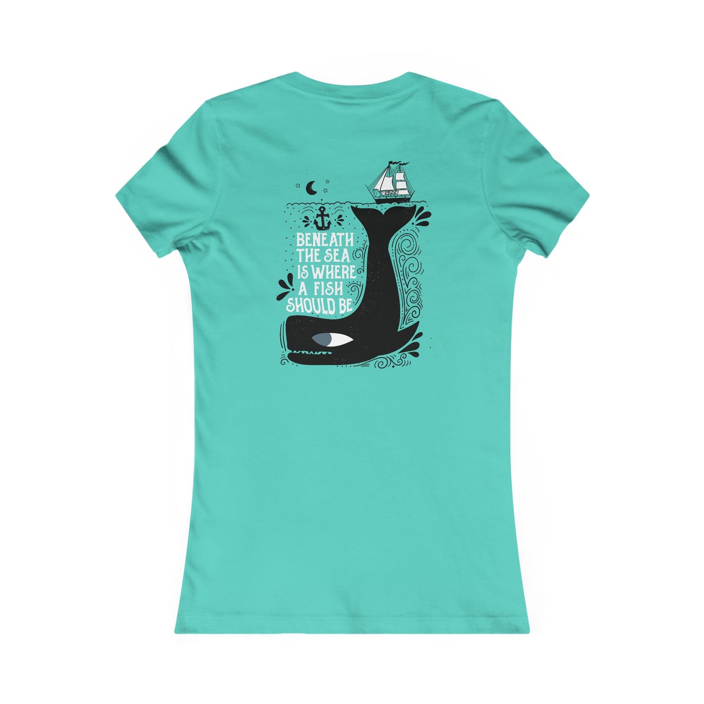 Beneath the Sea front & back Woman's Tee
