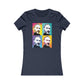 Dave Quad Color Worhol Inspired Women's Cut