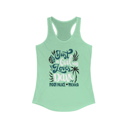 Just a girl who loves dave mexico 2025 Tank Top *With Setlist