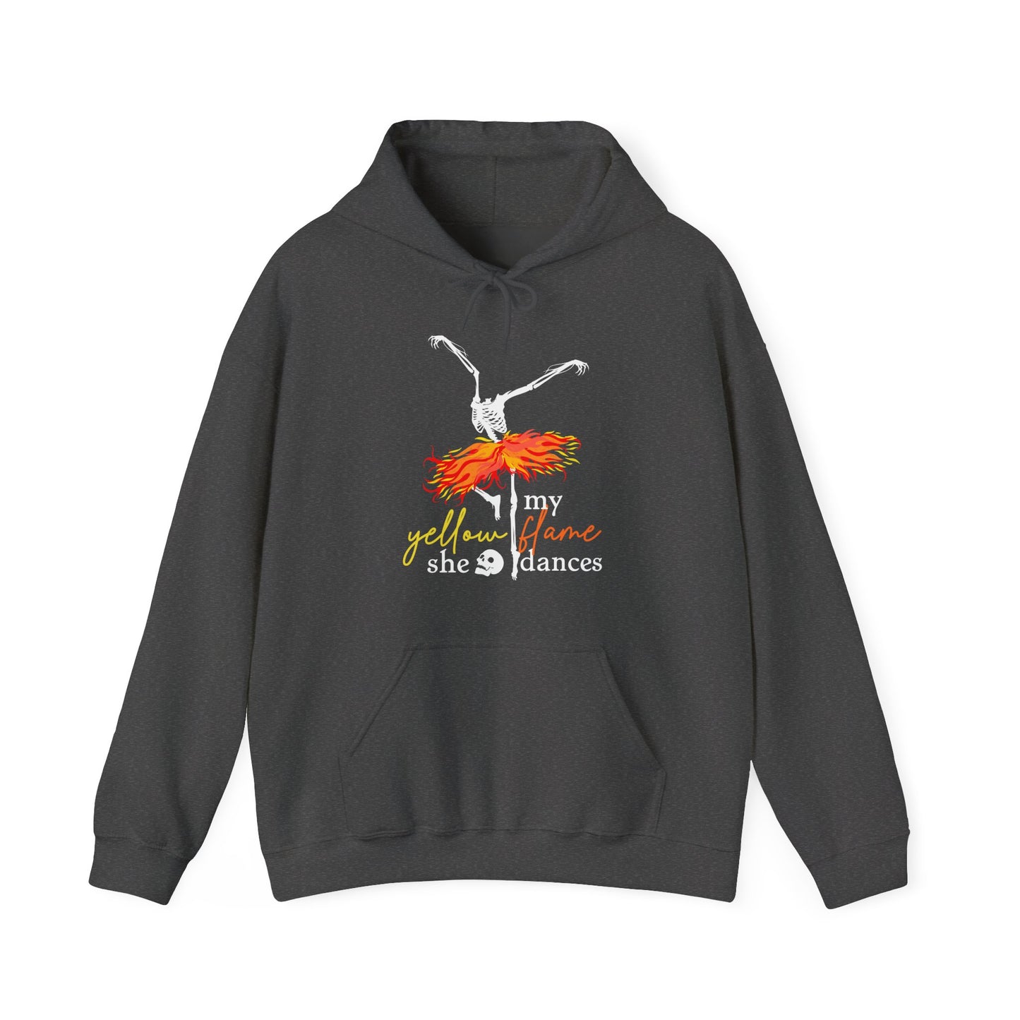 My Yellow Flame Halloween Dance Hoodies