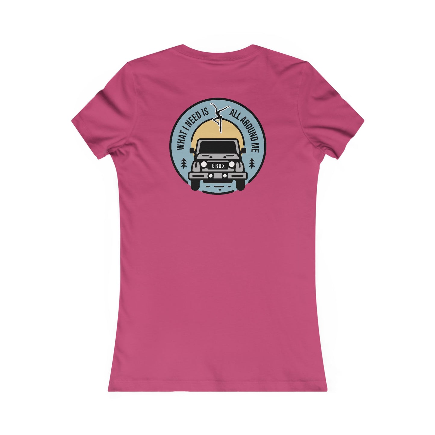 Jimi Jeep *With Back Print Women's Cut Tee