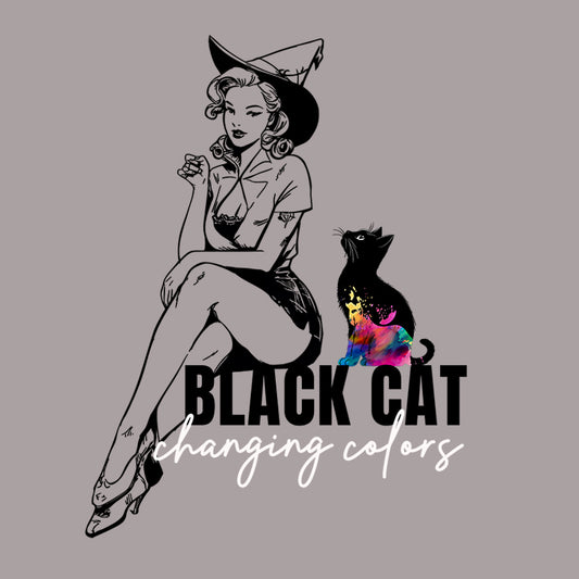 Black Cat Pin Up