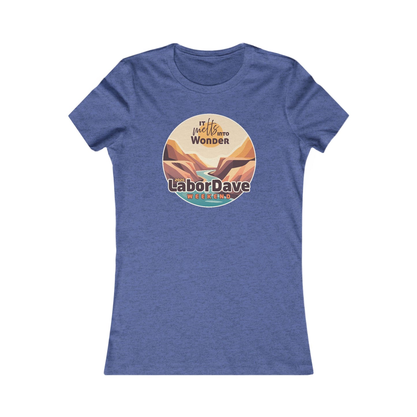 Melts into Wonder Gorge 2026 Woman's Cut Tee