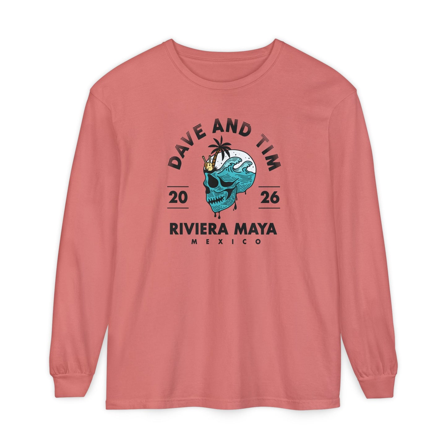 D&T Skull Palm Trees 2026 Long Sleeve Tee *With Set List