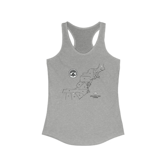 Appalachian Trail Map Tank Top