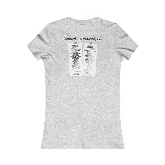 Greenwood Village 2026 Woman's Cut Tee *With Set List