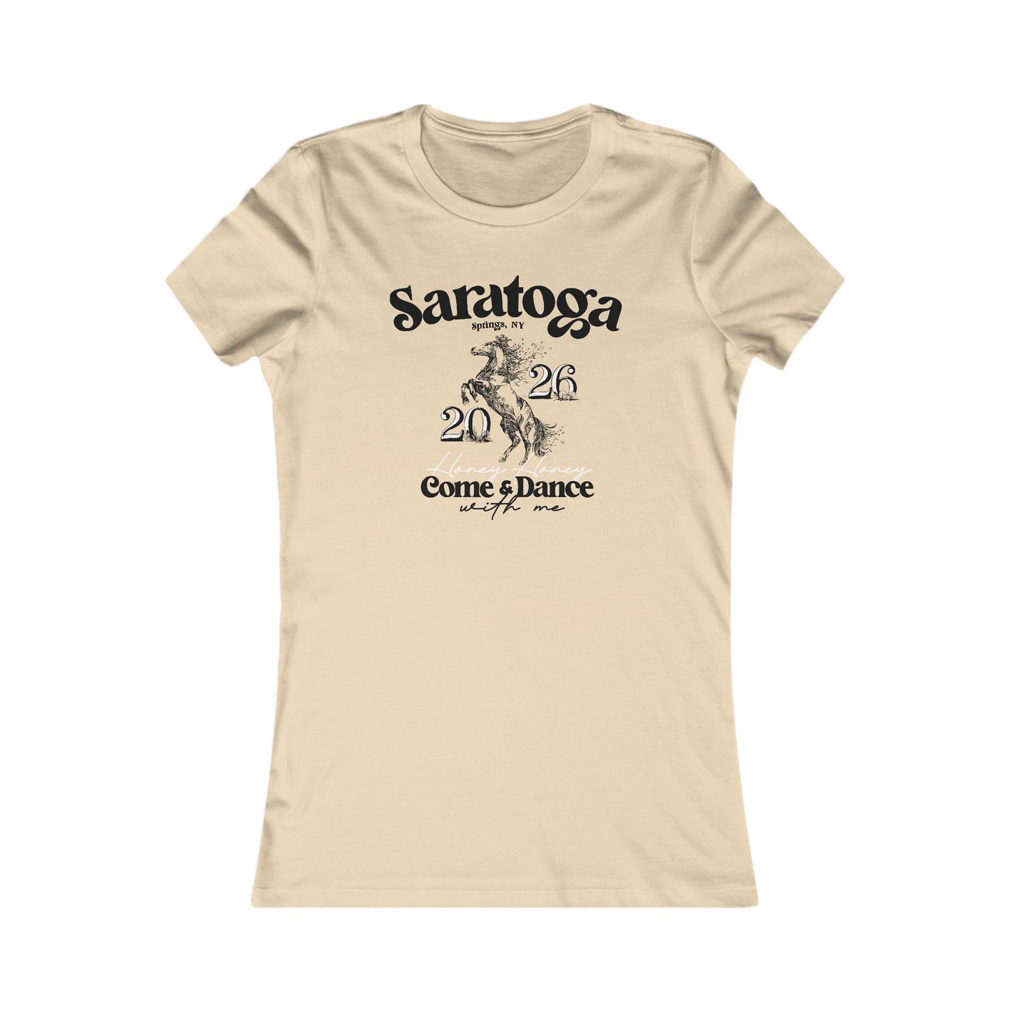 Saratoga 2026 Floral Woman's Cut Tee