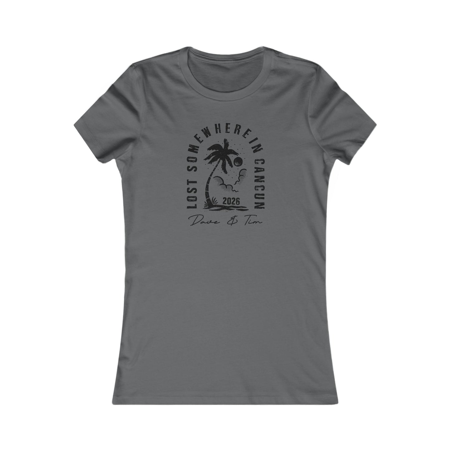 Lost Somewhere In Cancun 2026 Woman's Cut Tee *With Set List