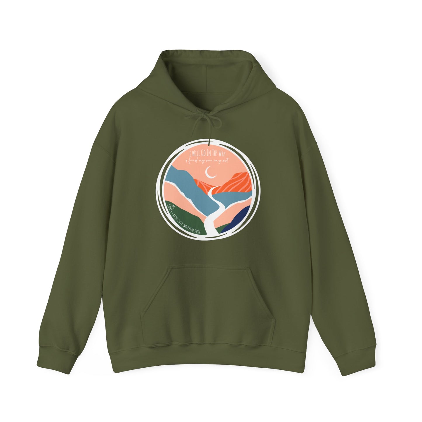 The Gorge Abstract 2024 Hoodie W/ Set List