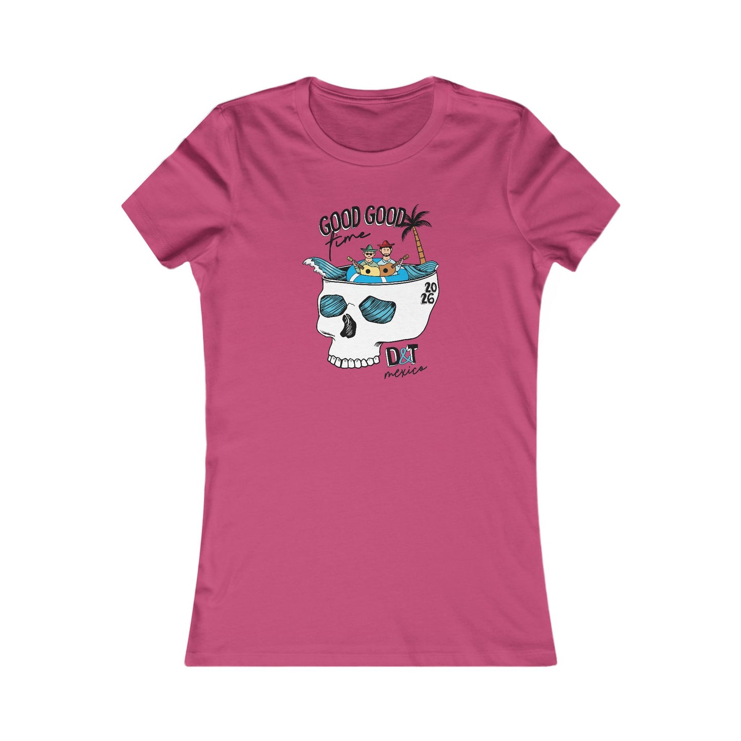 Good Good Time Mexico 2026 Woman's Cut Tee *With Set List