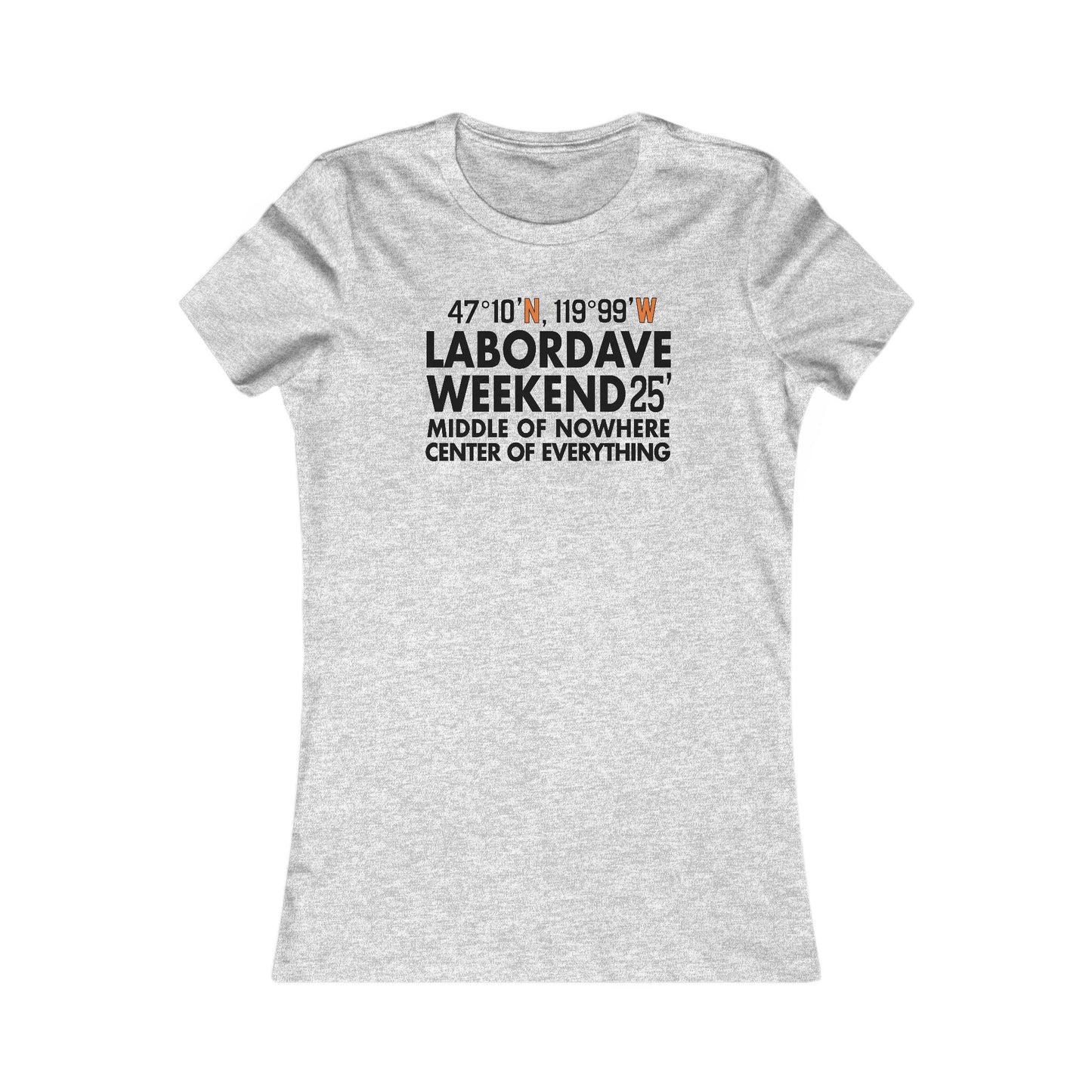 Gorge Coordinates 2025 Woman's Cut *With Set List
