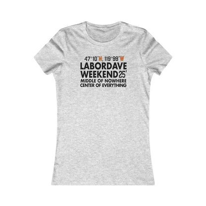 Gorge Coordinates 2025 Woman's Cut *With Set List