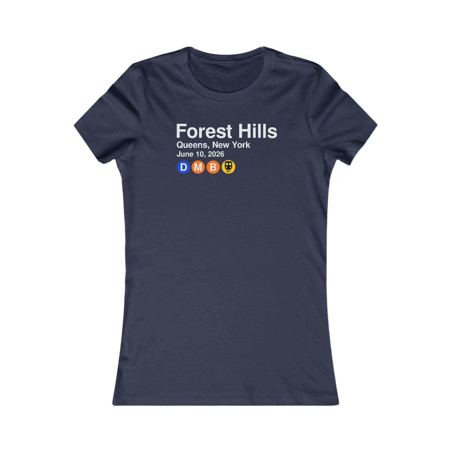 Forest Hills Subway 2026 Woman's Cut Tee *With Set List