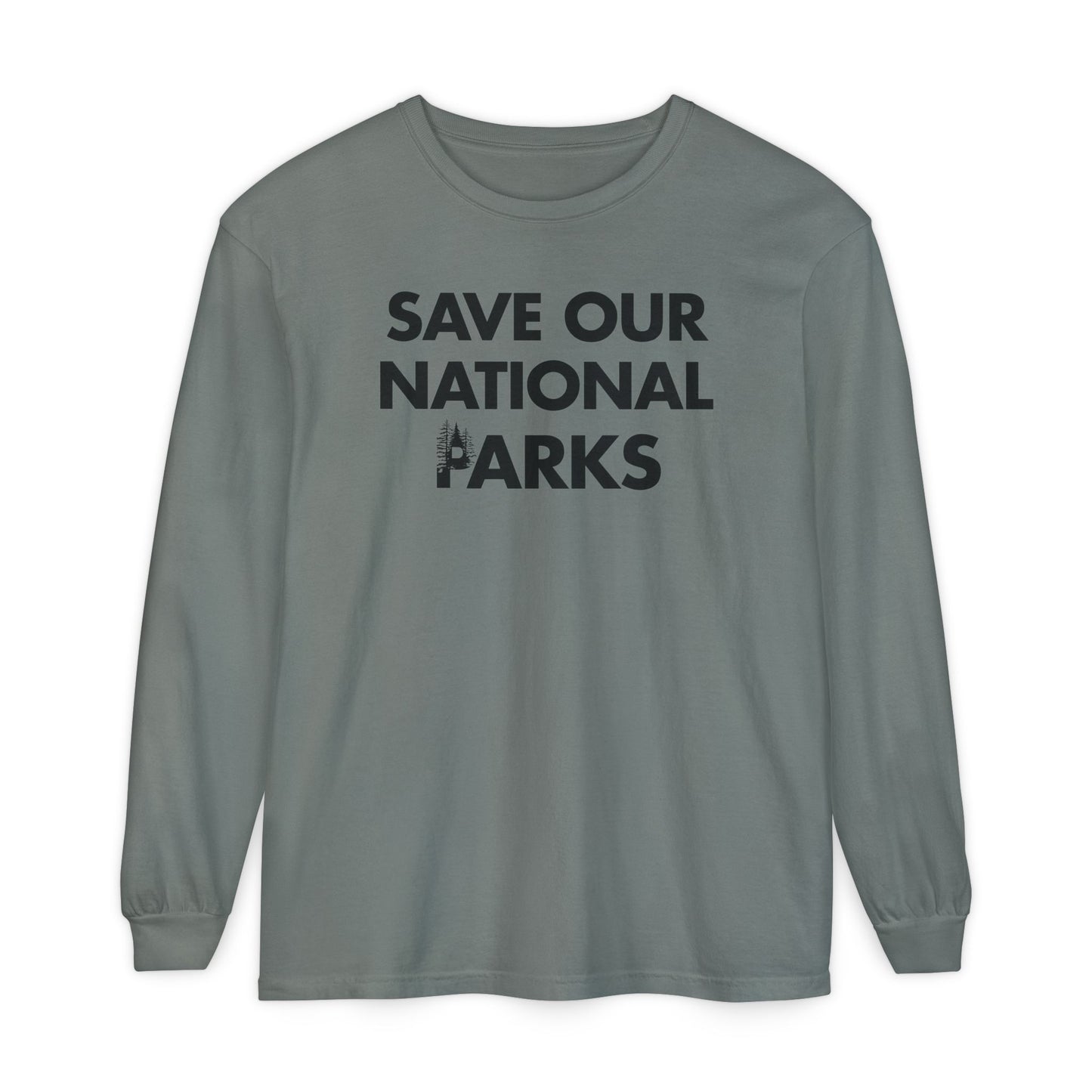 Save Our National Parks DEAD *front & back Long Sleeve T