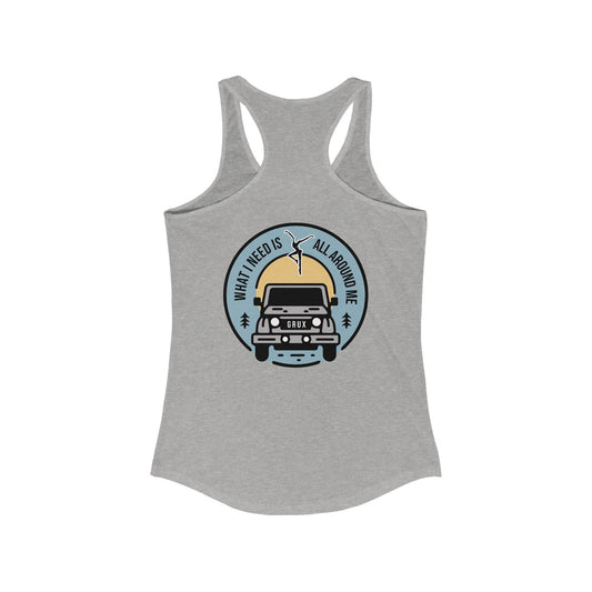 Jimi Jeep *With Back Print Woman's Tank