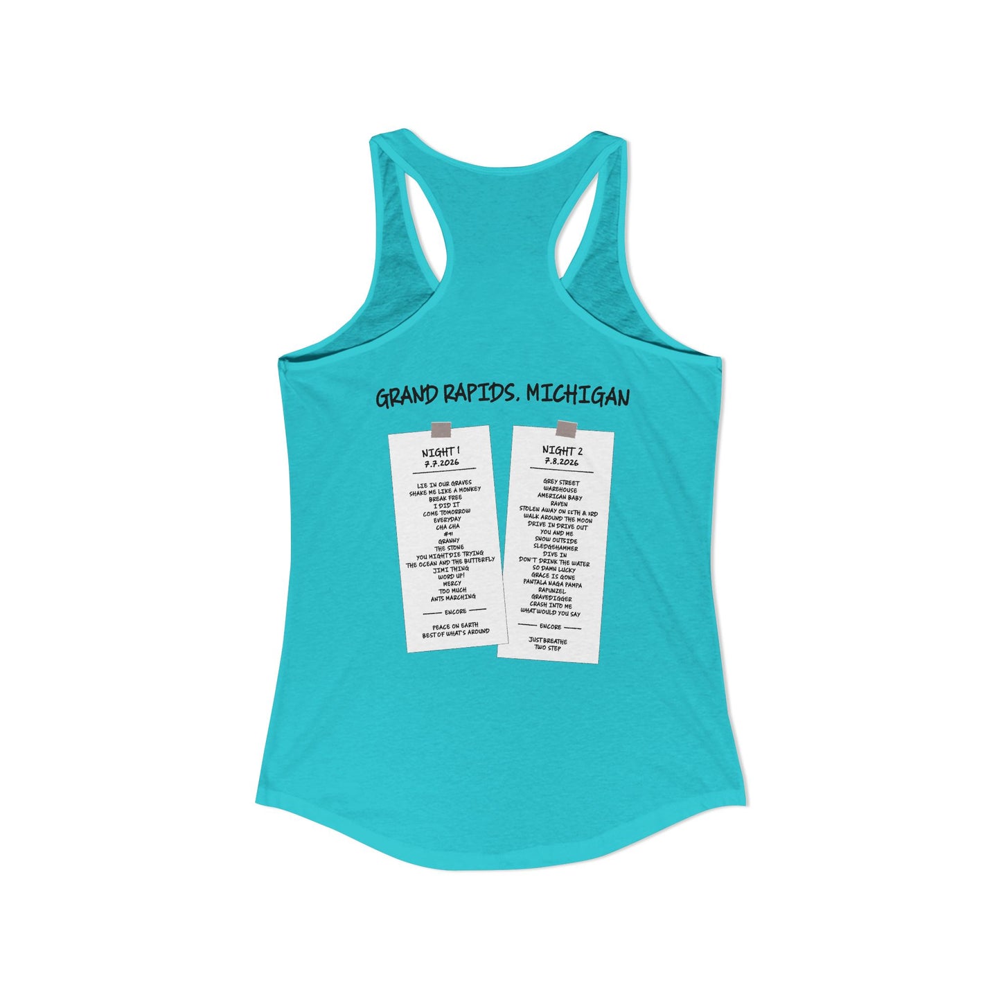 Grand Rapids 2026 Woman's Tank *With set List
