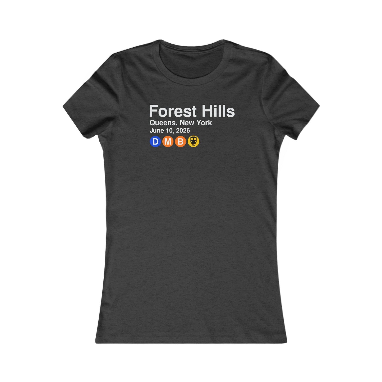 Forest Hills Subway 2026 Woman's Cut Tee *With Set List