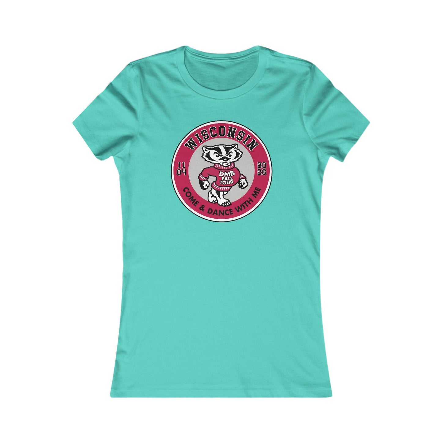 Wisconsin Fall 2026 Woman's Cut Tee