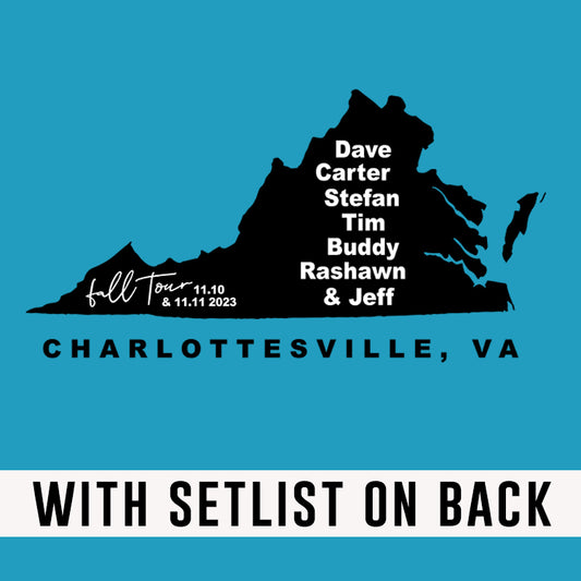 Virginia, Charlottesville Fall Tour 2023 w/set list