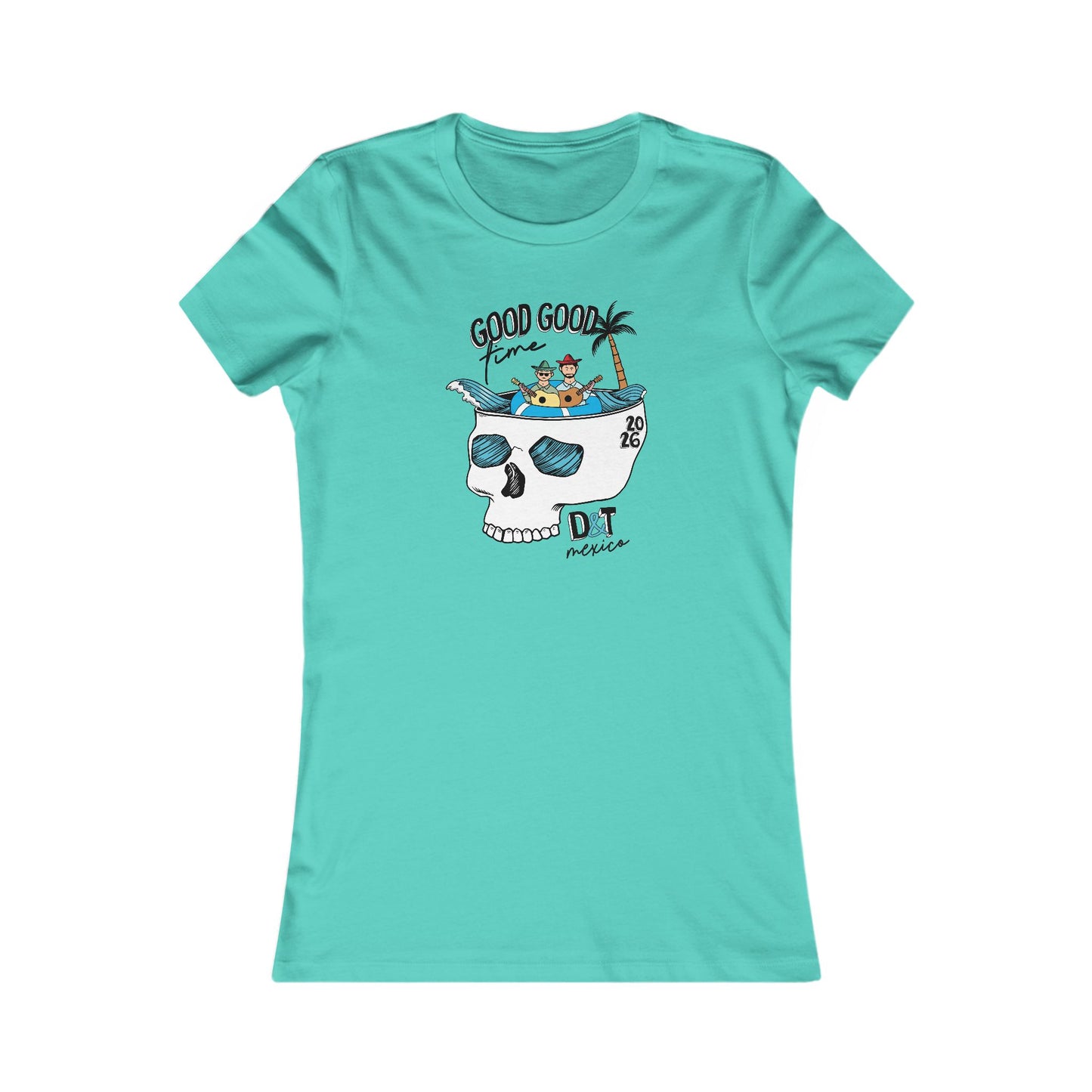 Good Good Time Mexico 2026 Woman's Cut Tee *With Set List
