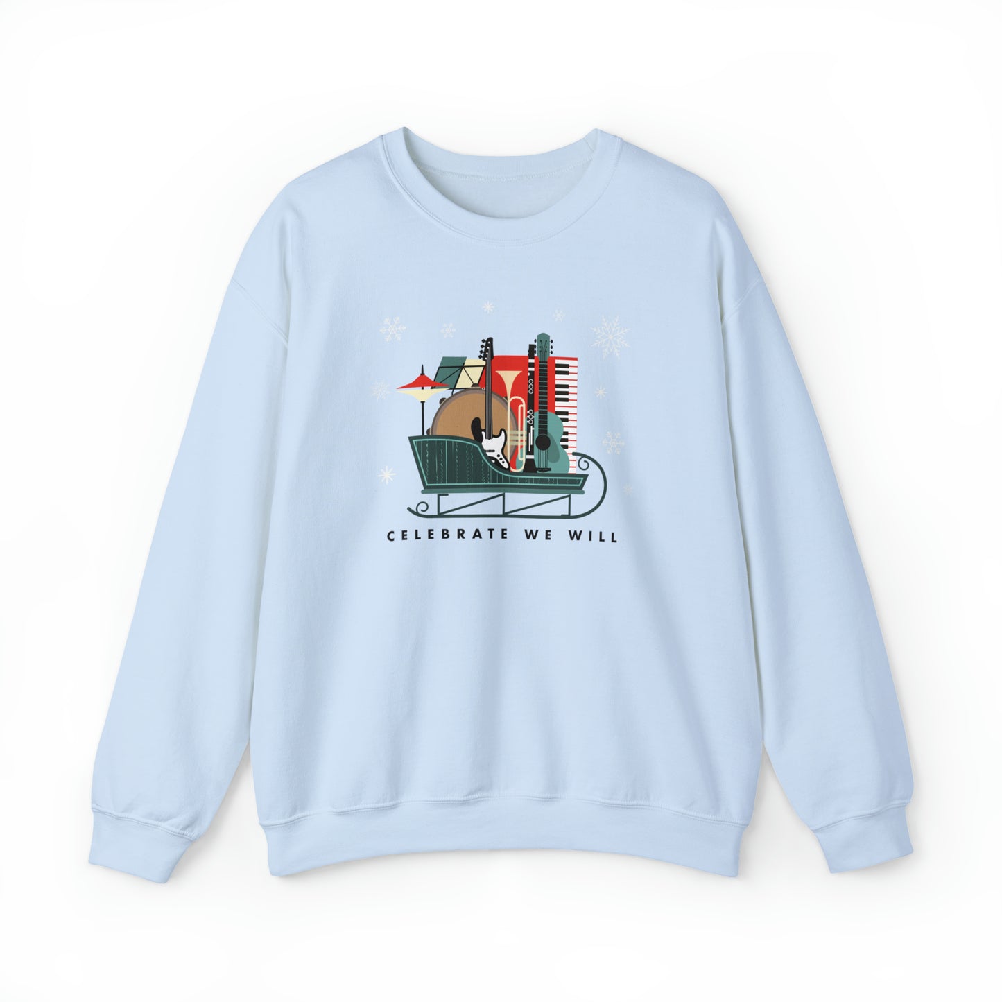 Celebrate Santa Sled Sweat Shirt