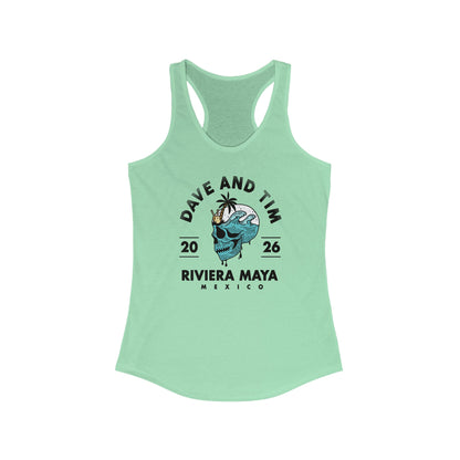D&T Skull Palm Trees 2026 Woman's Tank *With Set List