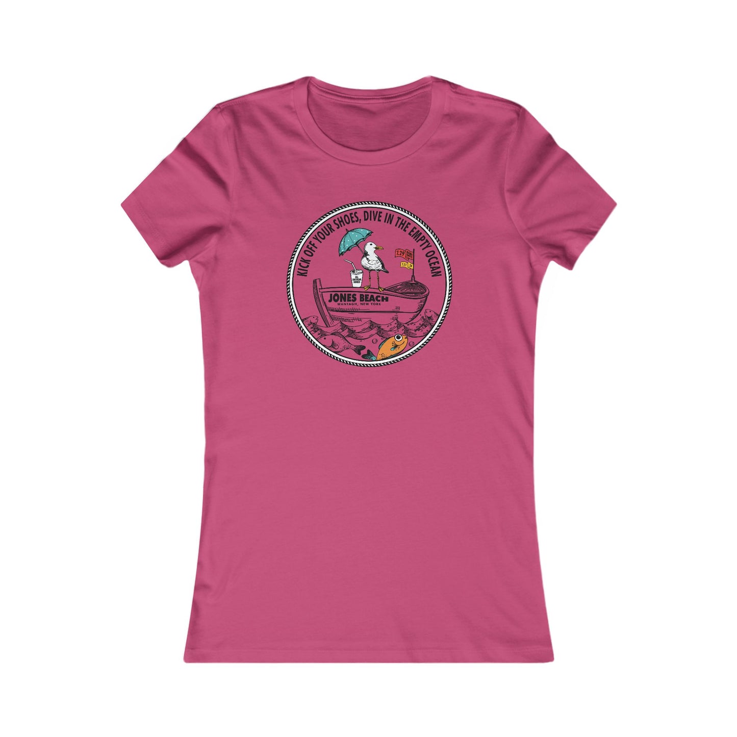 Jones Beach 2026 Woman's Cut Tee RAIN DATE *With Setlist