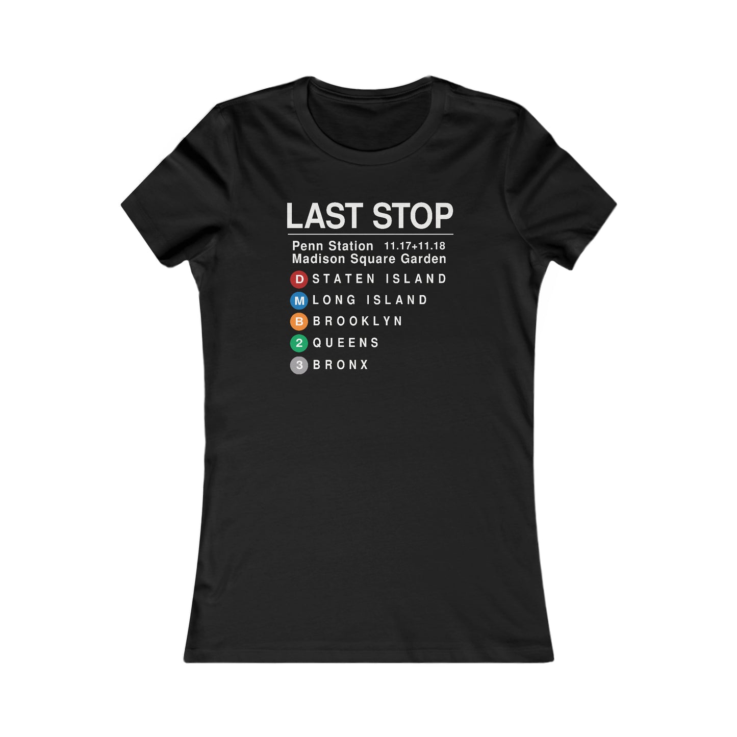 Last Stop 2023 Women's Cut *With Setlist