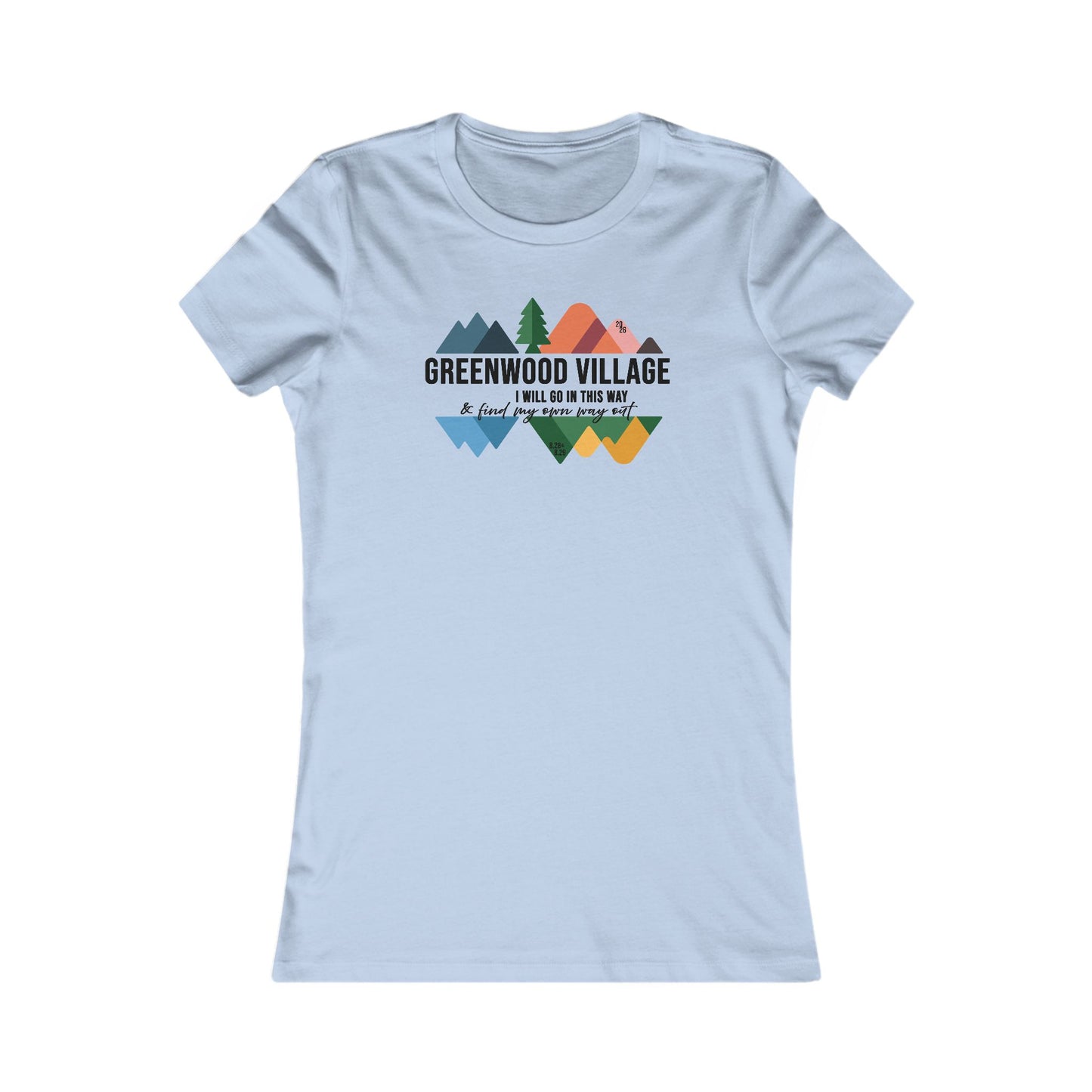 Greenwood Village 2026 Woman's Cut Tee