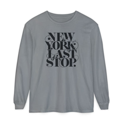 Last Stop Script 2026 Long Sleeve Tee