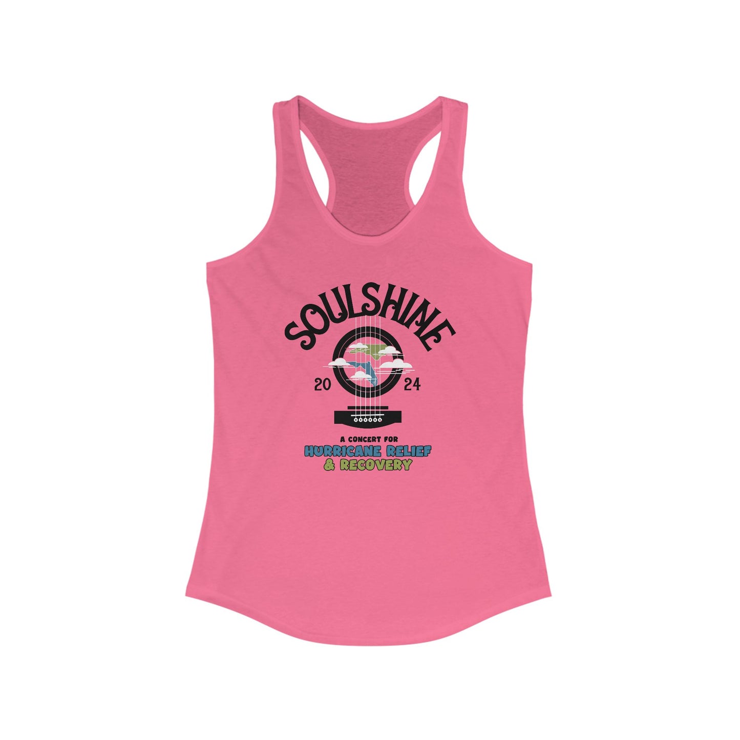 Soulshine 2024 With Line Up On Back Tank Top