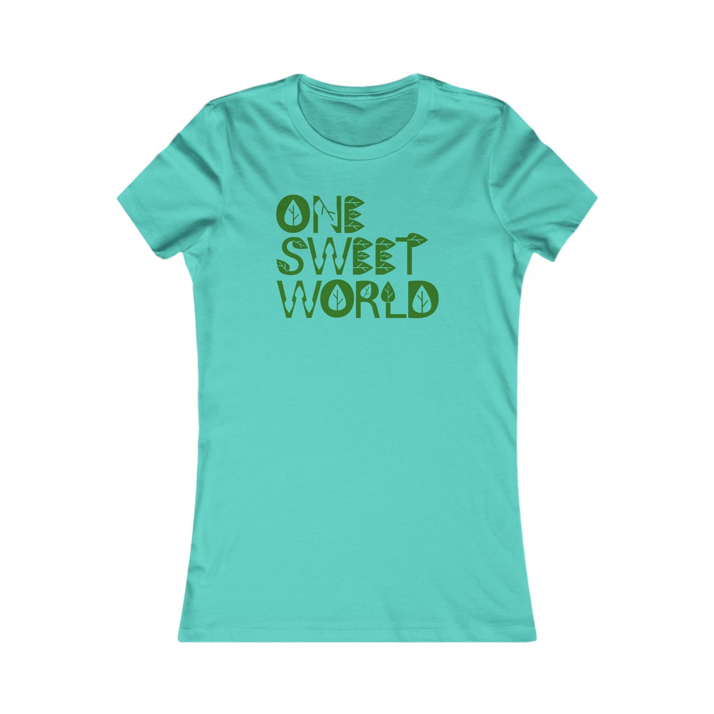 One Sweet World Woman's Cut Tee