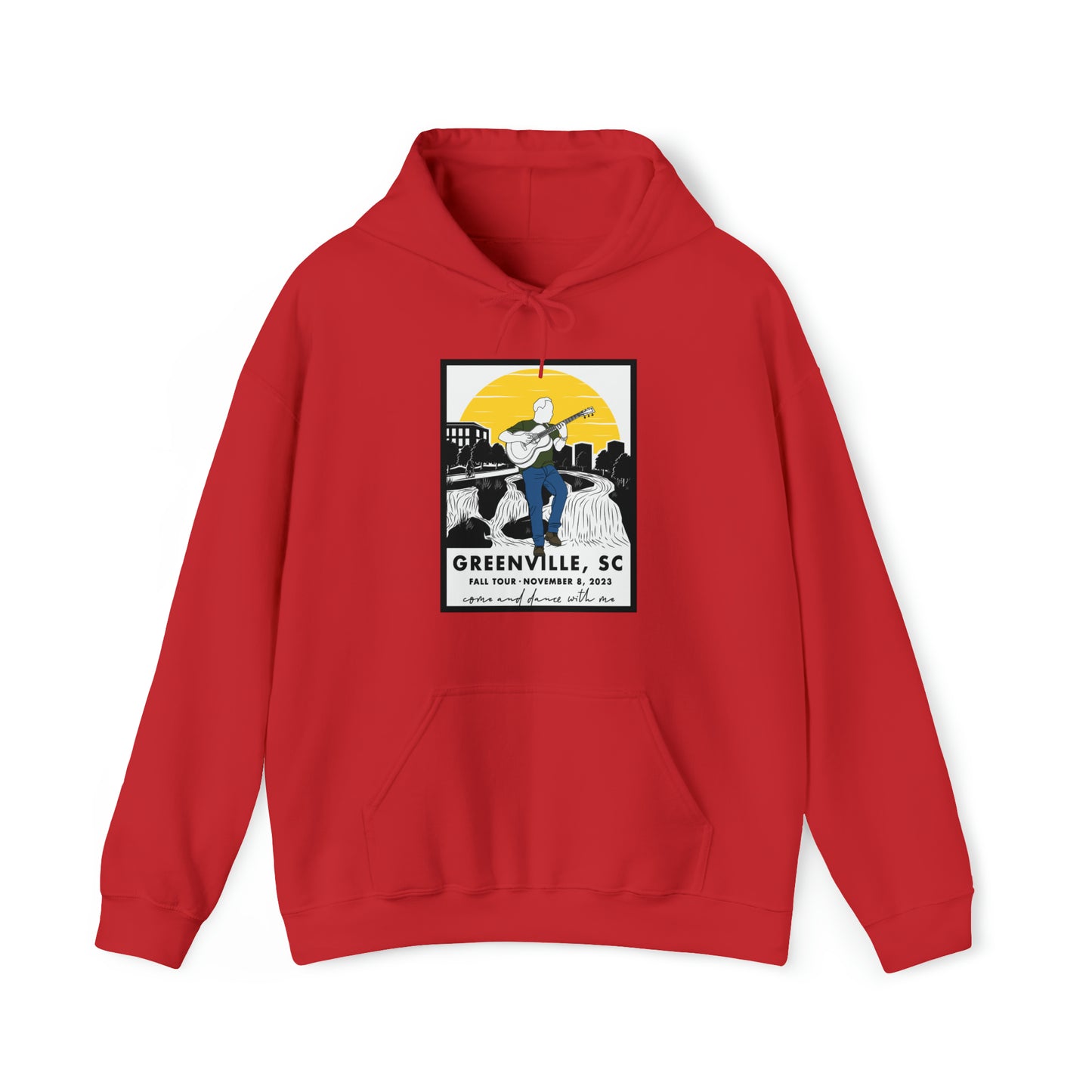 Greenville SC 2023 Hoodie w/set list