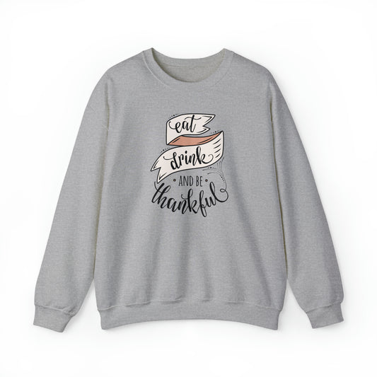 Eat Drink Banner Crewneck