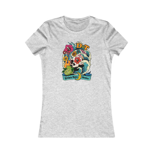 Mexico Sugar Skull 2026 Woman's Cut Tee *With Set List