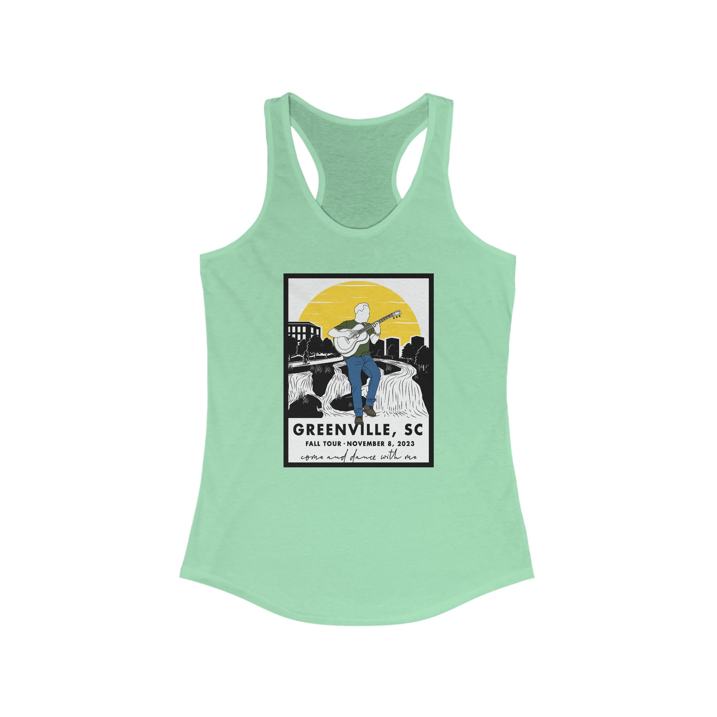 Greenville SC 2023 Tank Top w/set list