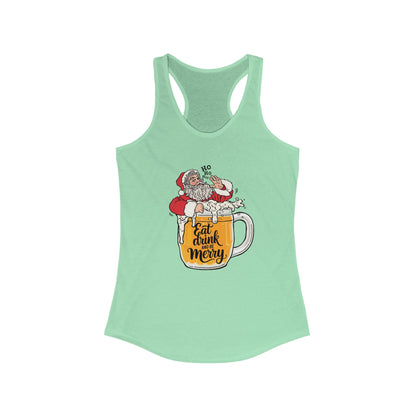 Eat Drink Santa Woman's Tank