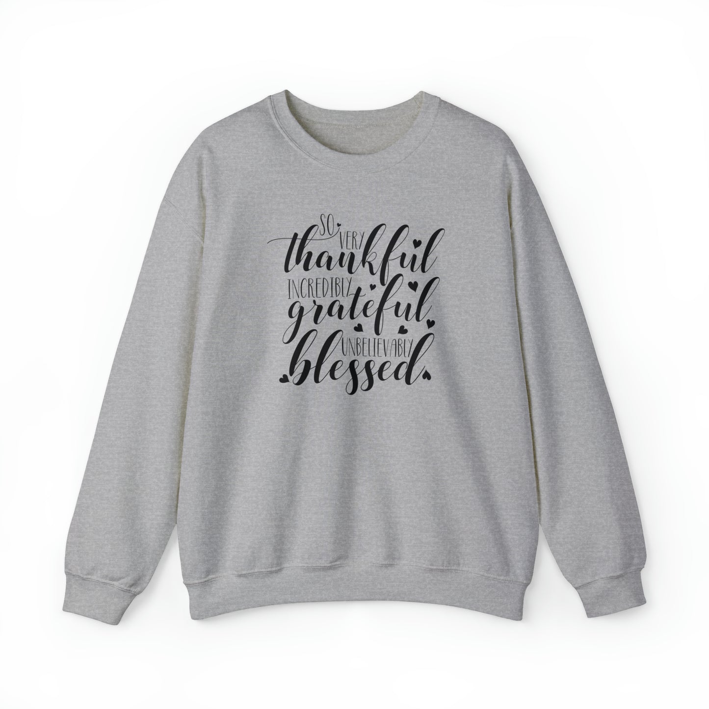 Thankful Grateful Blessed Crewneck